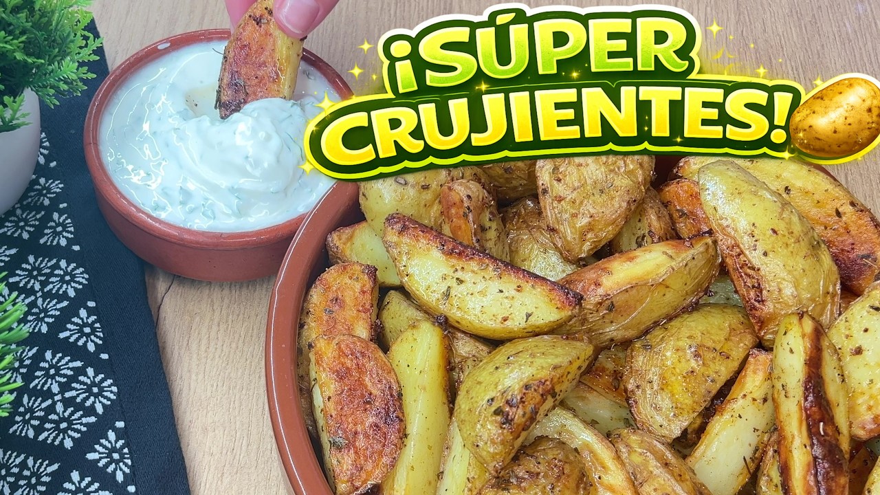 La Mejor Forma de Hacer Patatas al Horno  ¡Crujientes por Fuera y Tiernas por Dentro #recetasfáciles