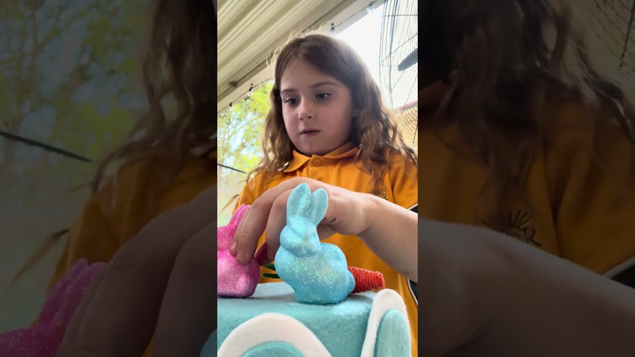 Making my Easter hat for school part 1