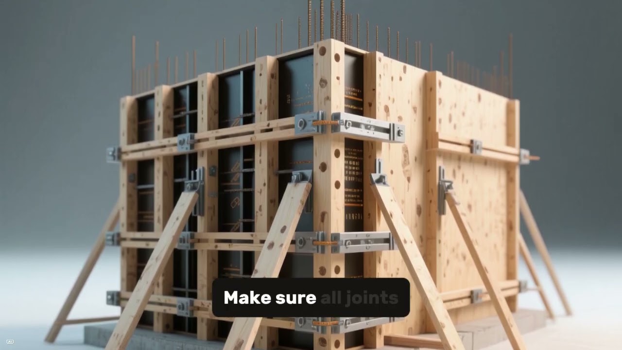 How to build reinforce concrete steps  1