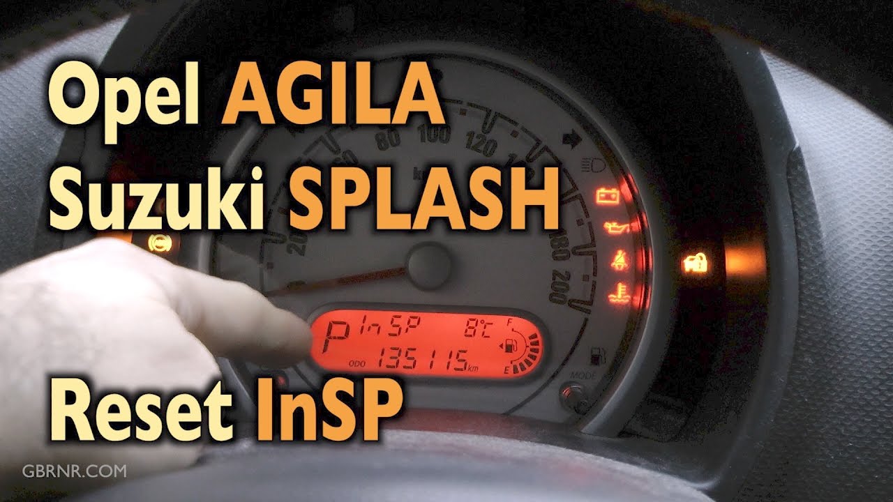 Сброс insp opel