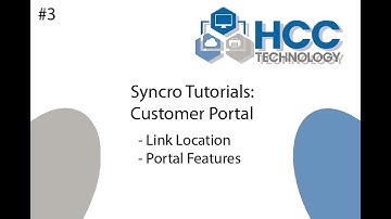 HCC Technology Video Tutorial: Customer Portal