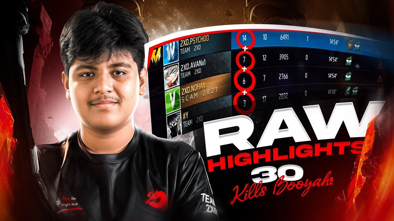 Raw highlight 30kills booyah in single match |ft.psychoo 2xd | iqoo 13 