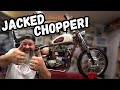 This chopper is jacked