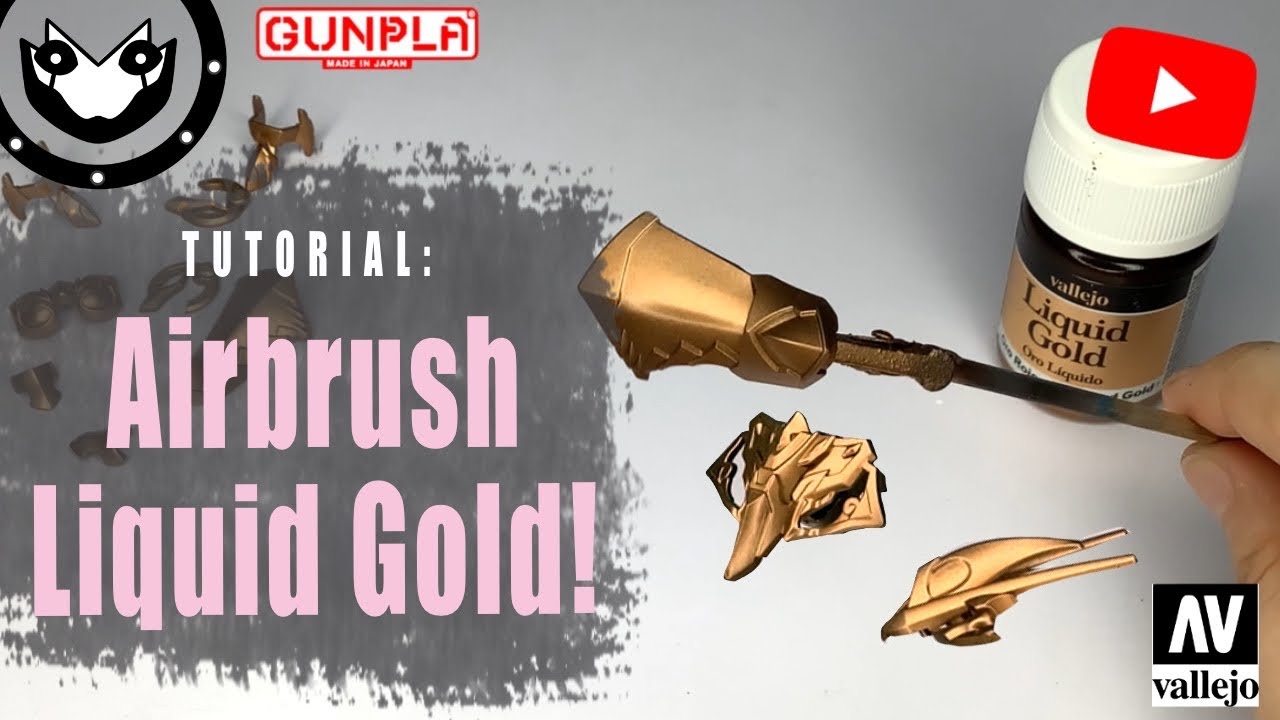 TUTORIAL!, HOW TO PAINT GOLD!, VALLEJO COLORS LIQUID GOLD
