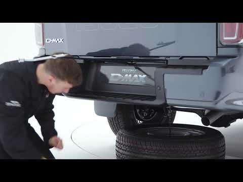 All New Isuzu D Max How To Return The Spare Wheel To Its Cradle 