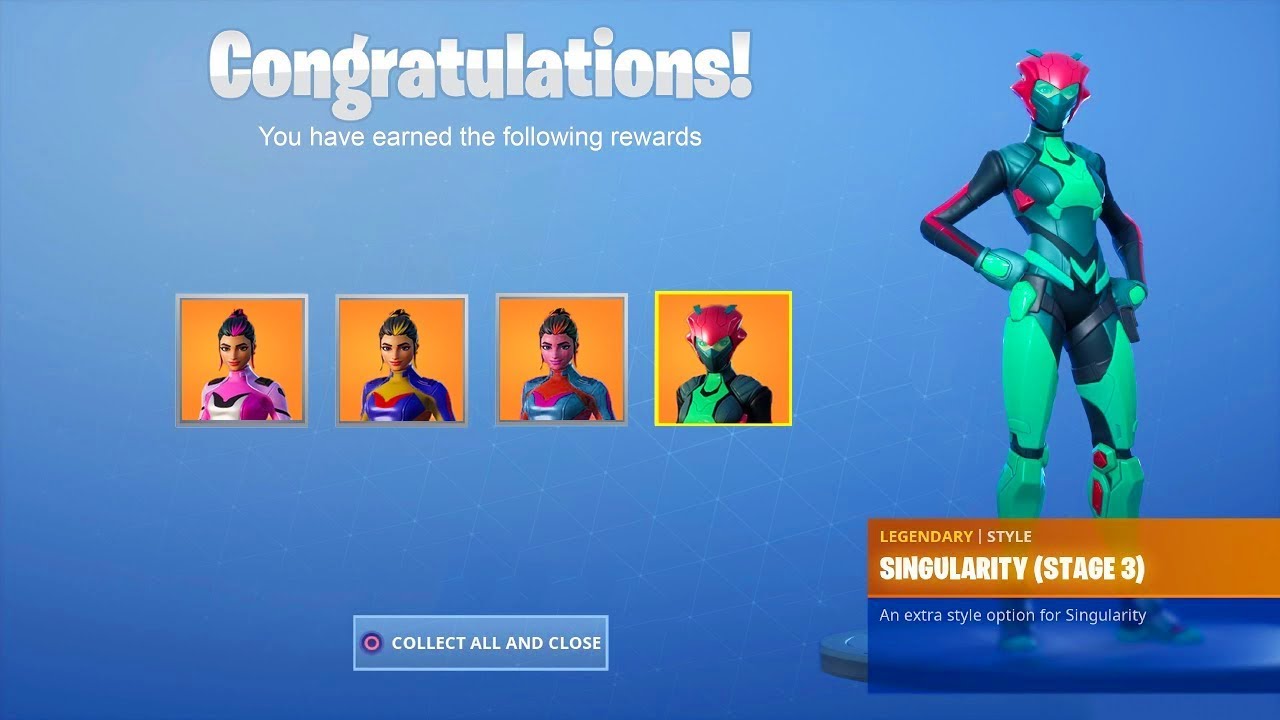 How To Unlock ALL SINGULARITY SKIN STAGES In Fortnite All Singularity