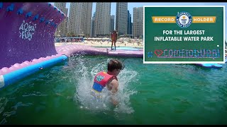 ПРОХОЖДЕНИЕ AQUA FUN Dubai 2023.Круто! Вода это лава челлендж. #крутойботан #полэтолава #aquafun