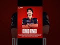 Tim David Fined After RCB vs MI Thriller 😳