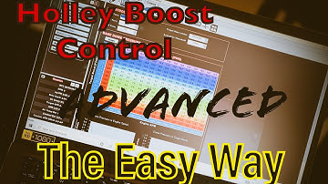 Tuning Holley Boost Control w/ Excel Sheets (The Simple Way)