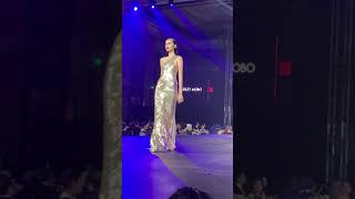 strapless open back dress Monaco Red Dress with Scarf – MATTERS main image 0