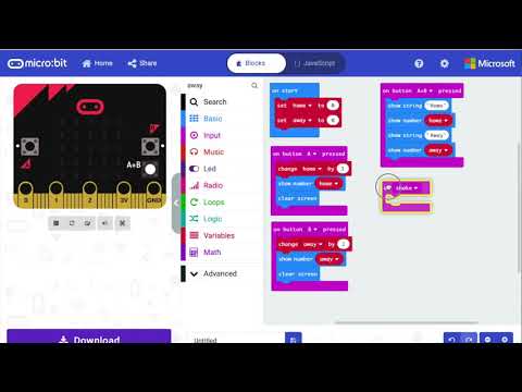How to create a simple soccer scoreboard with Micro:bit !!!5 minute Micro:bit experiments!!!