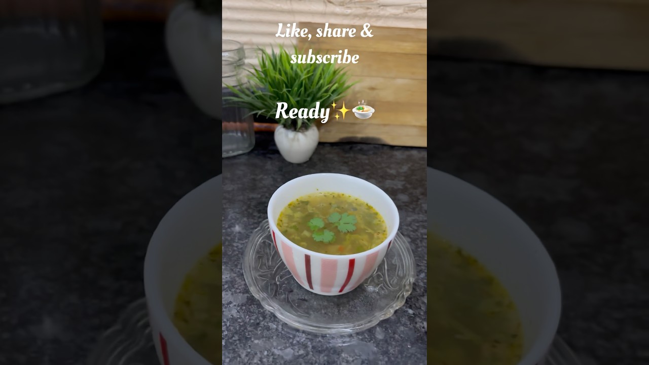 Clear Vegetable Soup –light,warm, and full of goodness in every spoon✨