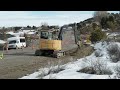 Trenching for gas line in Spring Creeek