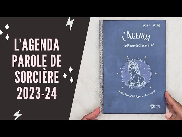 MON AGENDA DE SORCIERE 2024