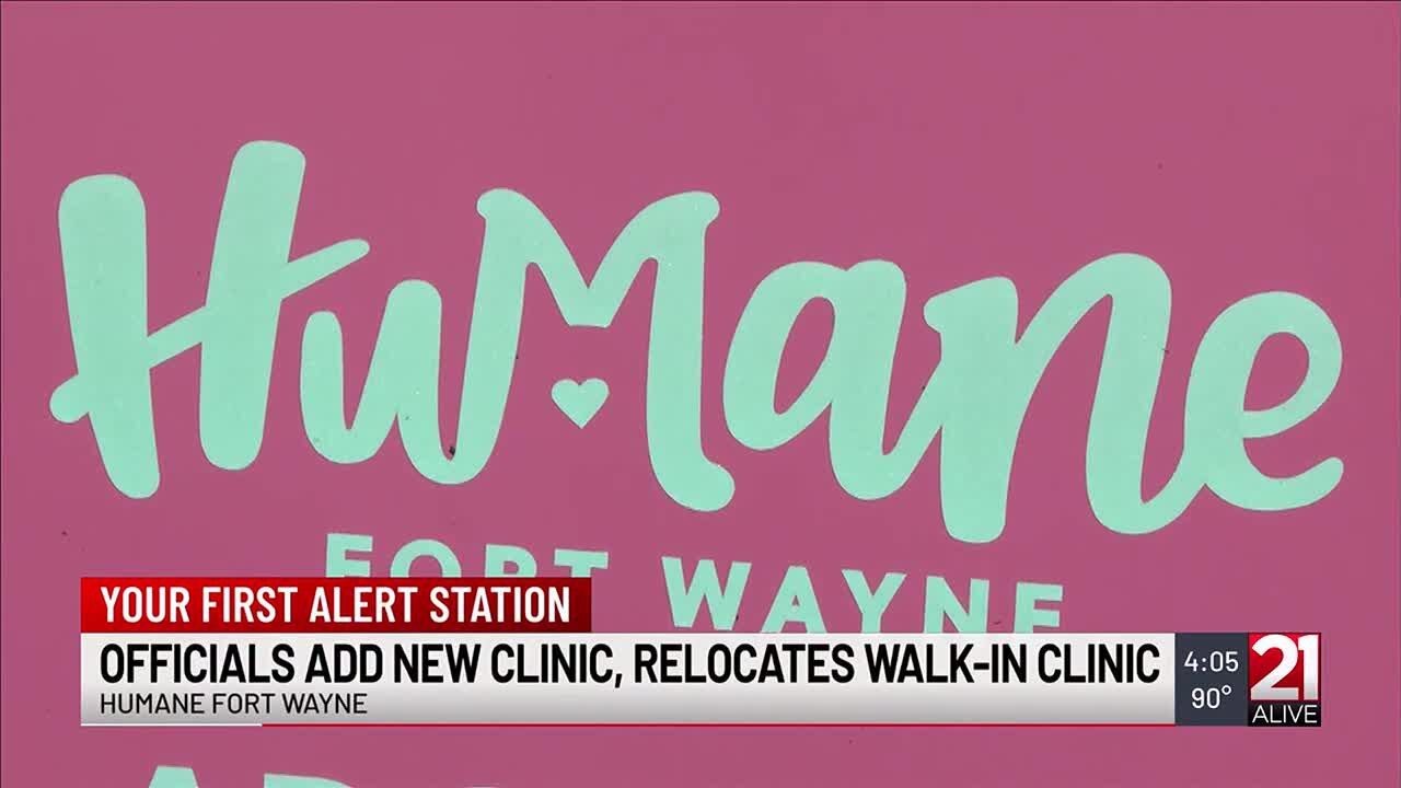 Humane Fort Wayne adds new clinic with expanded services, relocates walk-in clinic