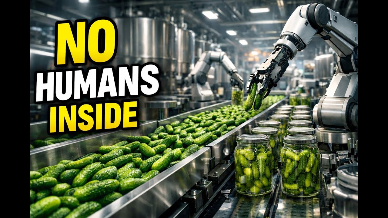 What Happens Inside a Cucumber Pickle Factory Will Blow Your Mind!