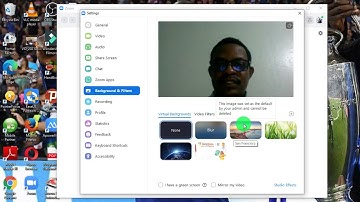 How to add a zoom virtual background