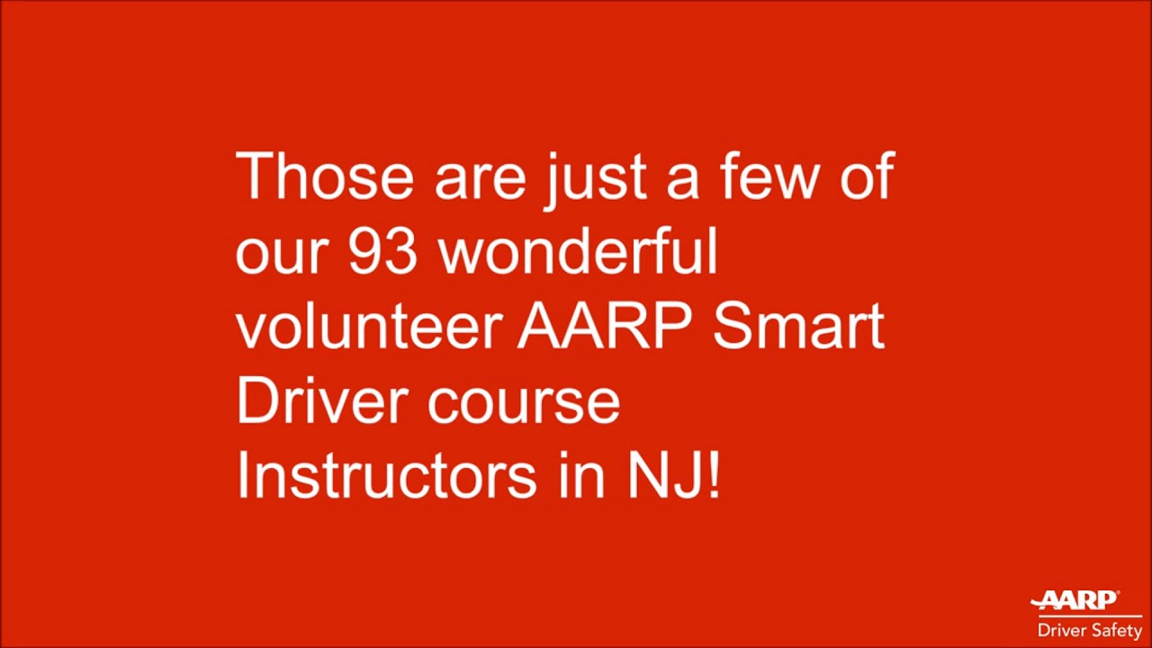 AARP Driver Safety in New Jersey 2018