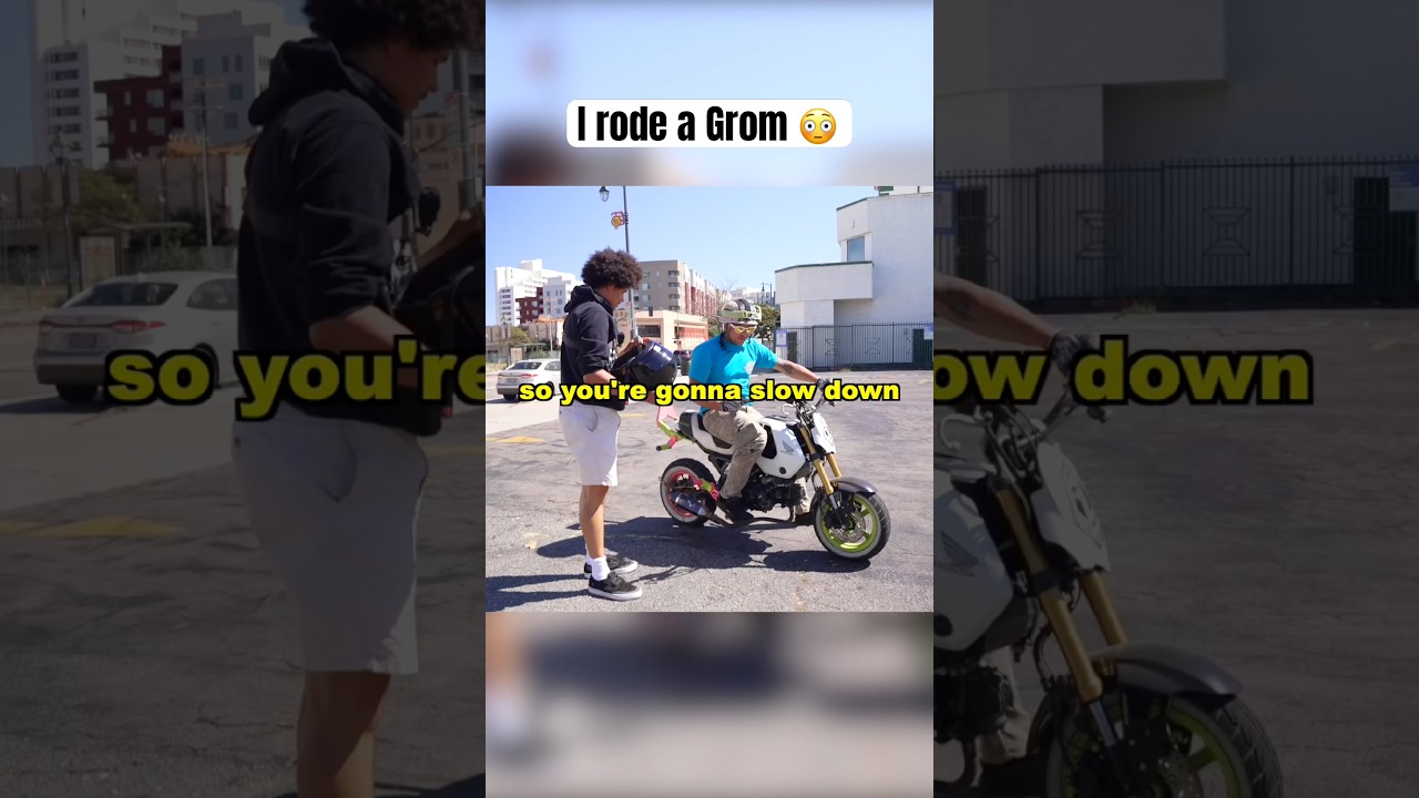My first time trying a Grom