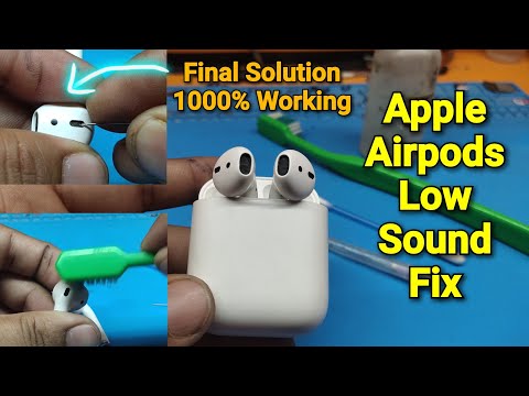 Apple Airpods Very Low Sound Fix By Cleaning Earbuds Holes