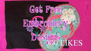 FREE EMBROIDERY DESIGNS! We need you to help make this channel BIG!!😬 screenshot 4