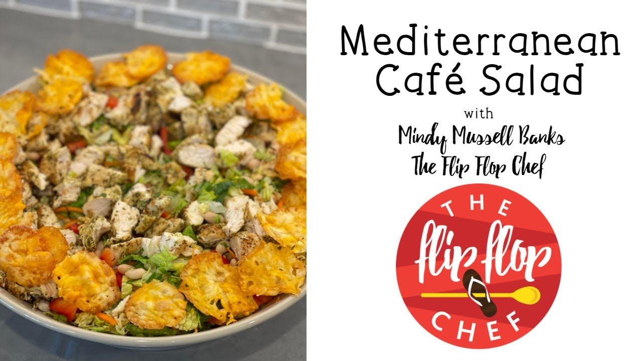 Mediterranean Café Salad using the Deluxe Grill & Griddle!