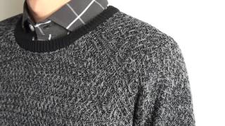 強撚ラーベン鹿の子ラグランニット