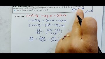 9.6 || Q7 to Q12 || Class 12th || Linear Differential Equations || NCERT ||