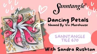 Dancing Petals - Sanntangle Tile 670