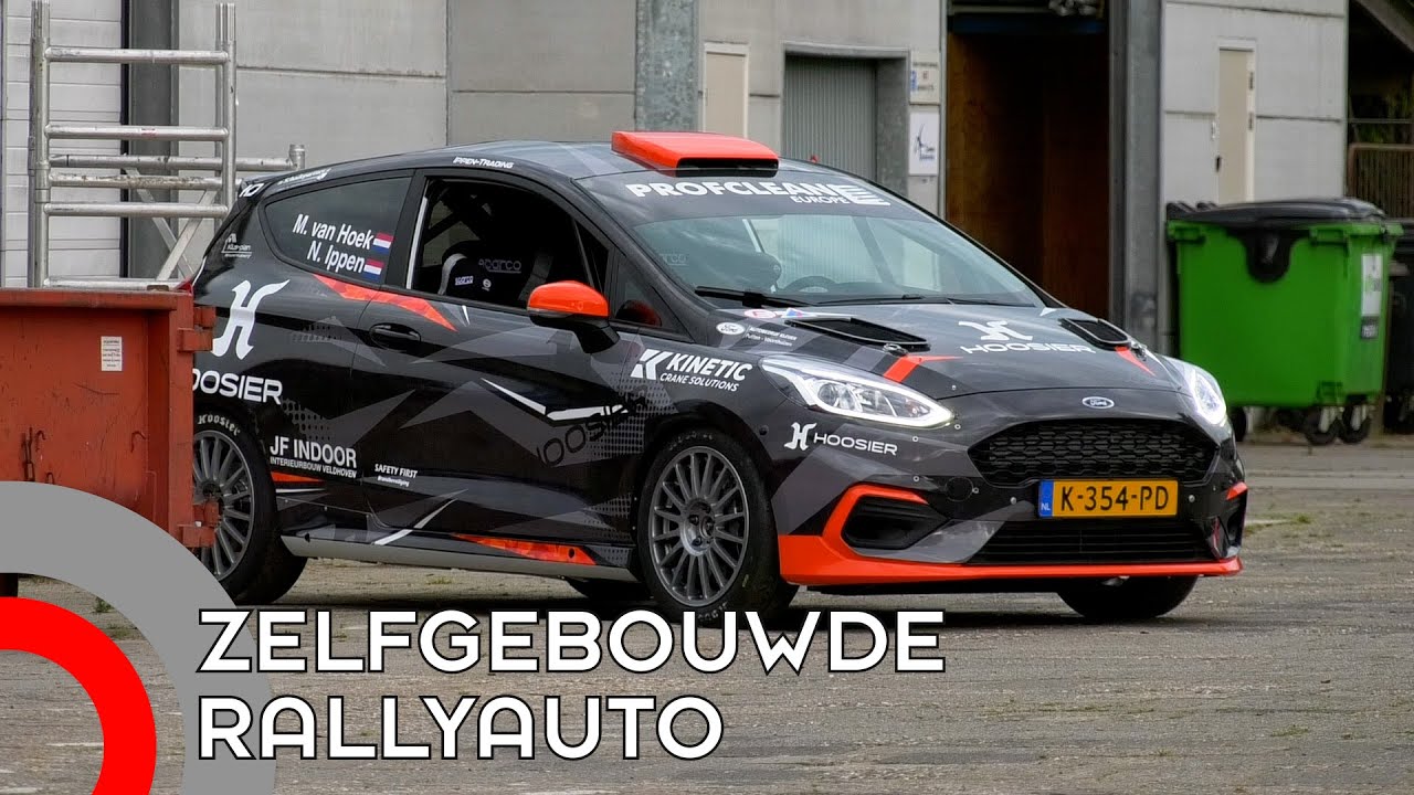 Martijn en Nard gaan racen met hun zelfgebouwde rallyauto