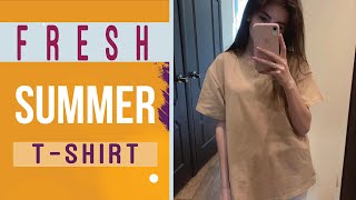 🔥 Fresh Summer T-shirt 2021 ☆ Stylish Soft & Loose Shirt for Girls screenshot 2
