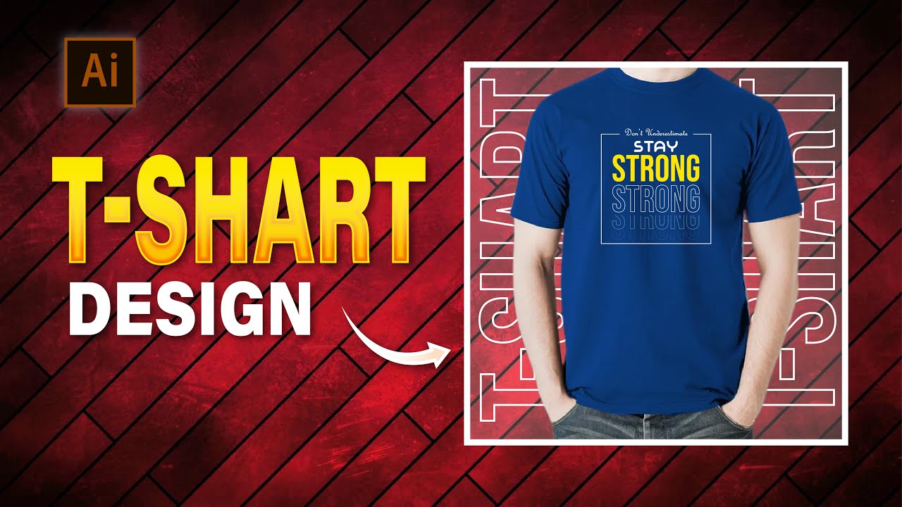 T Shirt Design tutorial in Adobe Illustrator - YouTube