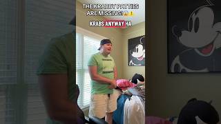 SQUIDWARD THREW AWAY ALL THE KRABBY PATTIES! #spongebob #squidward #mrkrabs #horror #shorts
