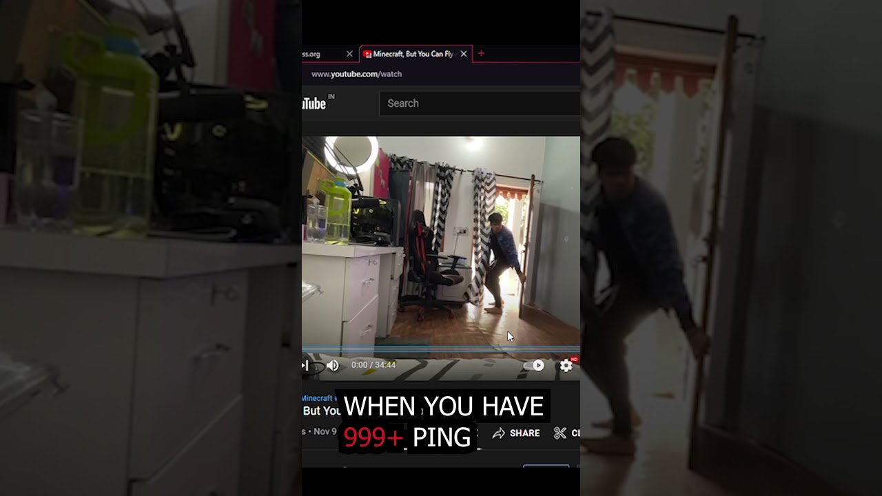 WHEN YOUR PING IS 999+ 😎 |