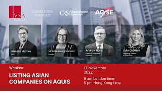 Webinar | Virtual Roundtable on Listing Asian companies on Aquis | 17 November 2022