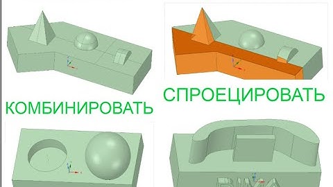 DesignSpark Mechanical. 81. Памятка: Разделить, Разделить тело, Комбинировать и Проецировать