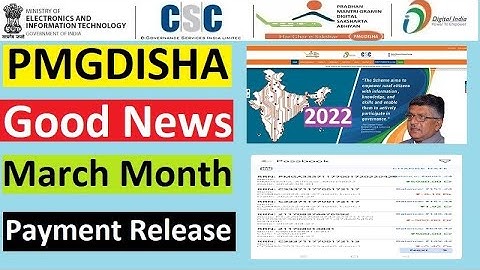 Pmgdisha New Update|| CSC VLE News|| Pmgdisha March Month Payment Released|| Digital Help 4U| DH4U