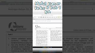 Siap Download Modul Kumer Kelas 8 IPA Bab 1 Sel Versi 2021 #modulkurikulummerdeka #modulbimbel