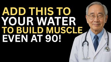 Ouder dan 60? Voeg DIT toe aan water om sarcopenie te stoppen en spieren op te bouwen.