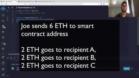 How to split ETH payments with smart contract