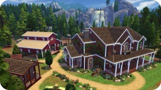 FARM HOUSE & STABLES  | Sims 4 Speed Build (Family Home)