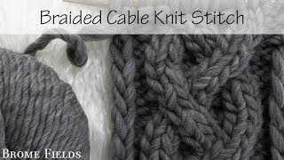 ニット/セーター FUR BRAID CABLE KNIT Day 2 : Basic Braid C6F + C6B : Cable Knitting Stitch - YouTube