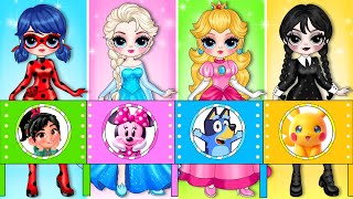 What If Disney Princess And Ladybug Get New Fashion? Diy Fashion Paper Story