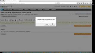 Resubmiting on Taskstream