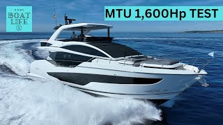 Pearl 72  Part 2  Sea Trial  Speed & Fuel Burn