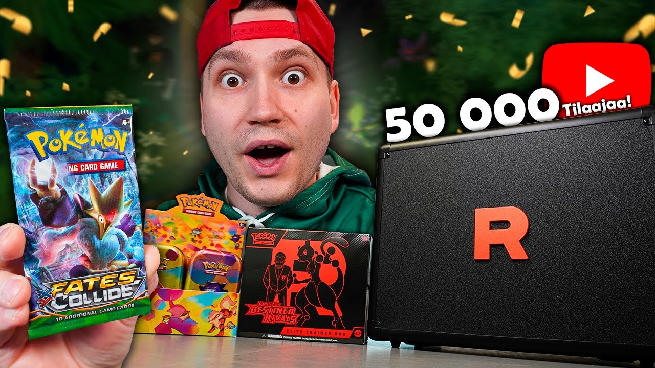 50 000 TILAAJAN SPESIAALI POKéMON KORTTI AVAILU!!