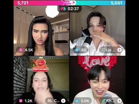 هيام كيست رباعي مع الكوبرا والشباب الكوريين دردشة ووناسة واجواء فول ضحك 