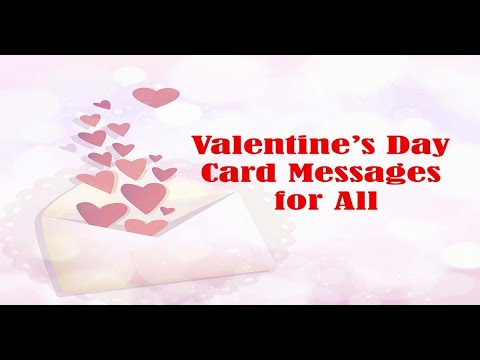 Wideo: Co Napisać Na Kartce Walentynkowej Według Poety
