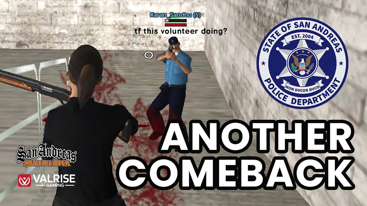 [Valrise RPG] END of 2023 COMEBACK! SAPD Shootout Comeback #5 - YouTube