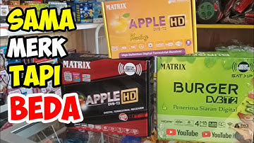 stb matrix aple dan matrix burger untuk tv analog jadi tv digital, mana yang lebih baik?